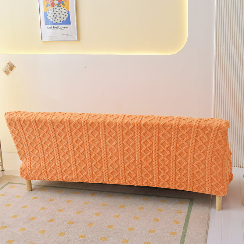 Copridivano per divano letto, clic-clac e divano senza braccioli, in tessuto caldo scandinavo
