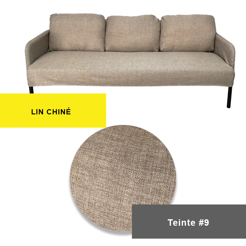 Housse pour canapé IKEA GLOSTAD 3 places taupe