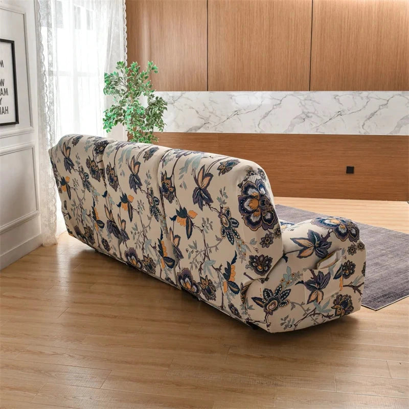 Copripoltrona e copridivano relax reclinabile a 1/2/3 posti - Harmony, 8 motivi