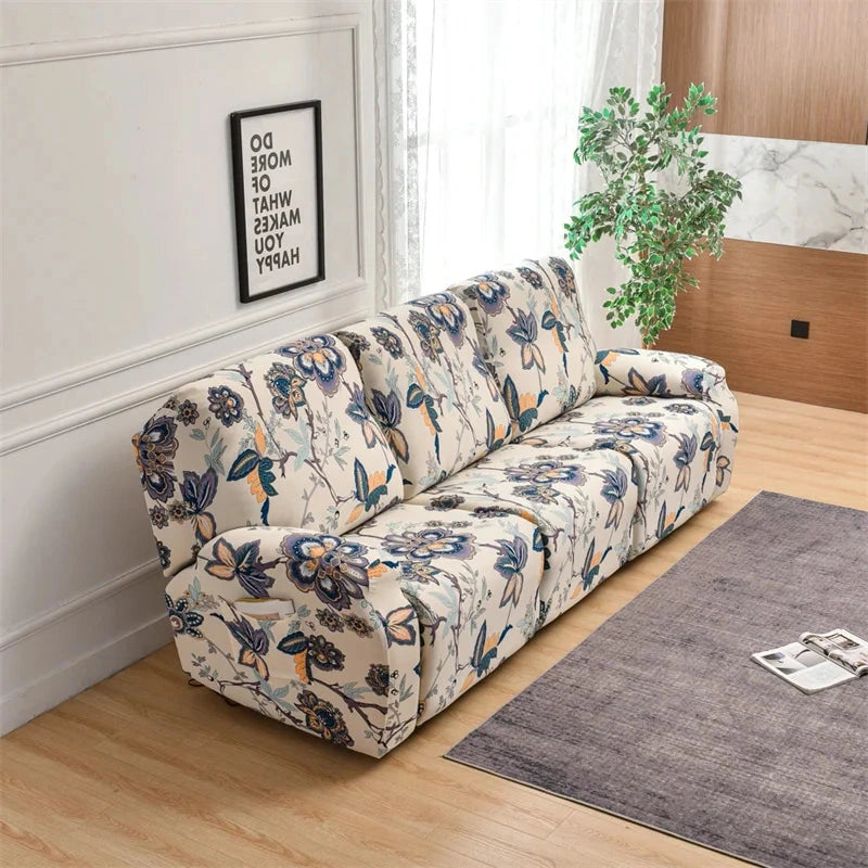 Copripoltrona e copridivano relax reclinabile a 1/2/3 posti - Harmony, 8 motivi