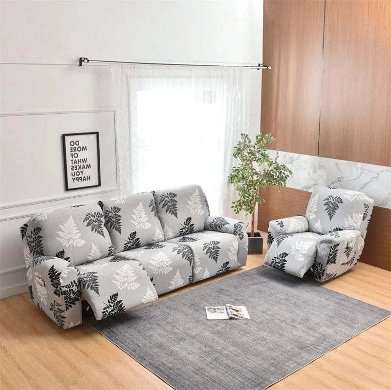 Copripoltrona e copridivano relax reclinabile a 1/2/3 posti - Harmony, 8 motivi
