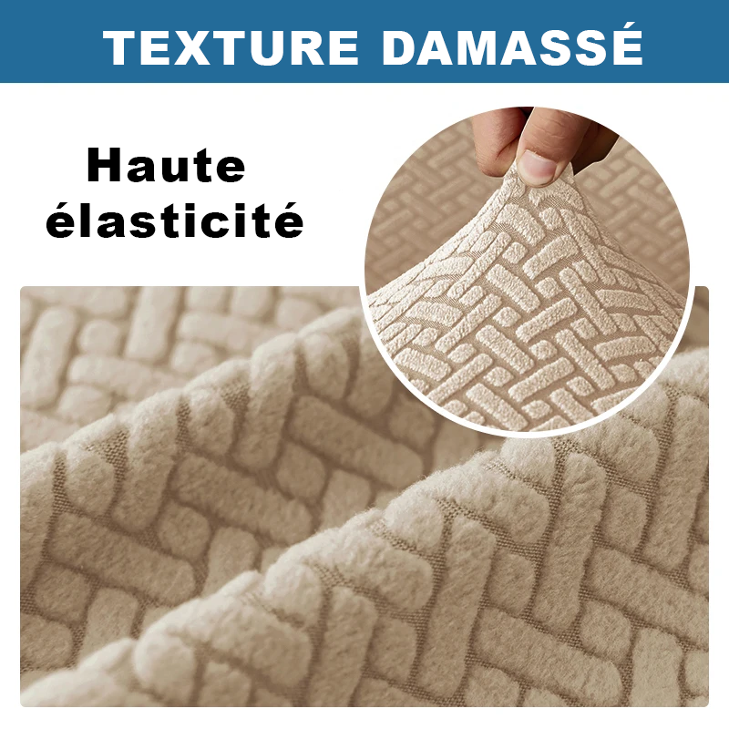 zoom détails tissu