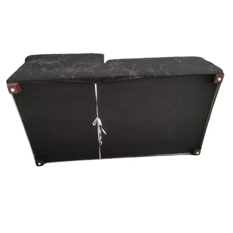 housse pour méridienne et chaise longue avec double accoudoir vue de bas