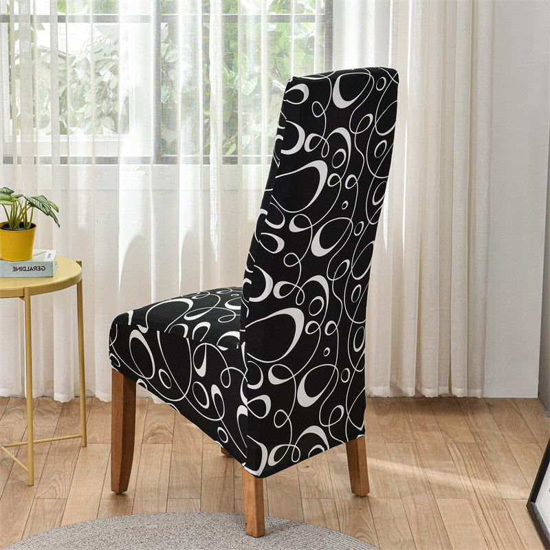 Housses de chaises hautes extensibles grand dossier