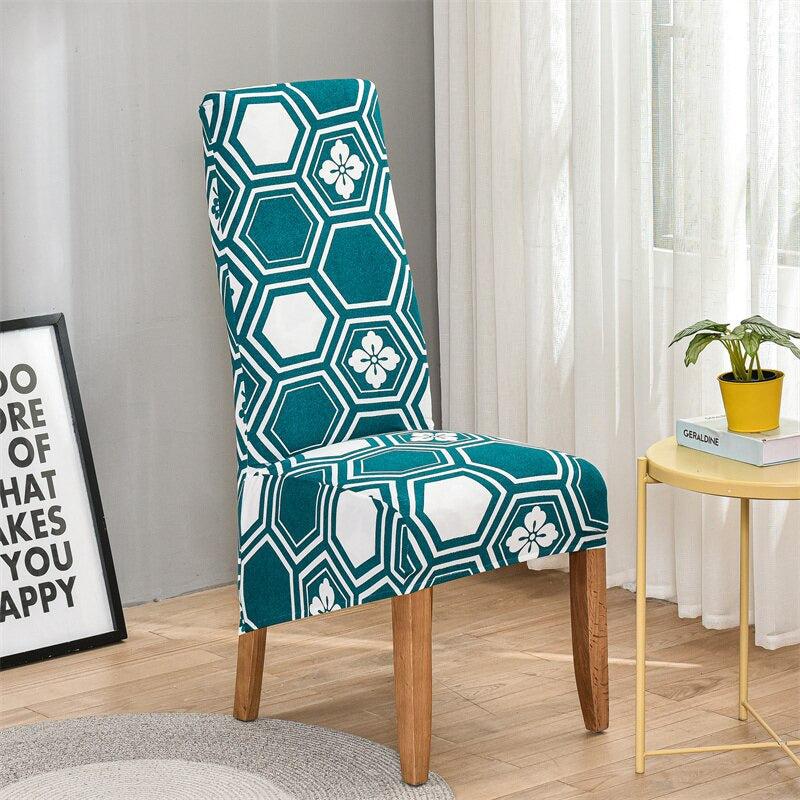 Housses de chaises hautes extensibles grand dossier