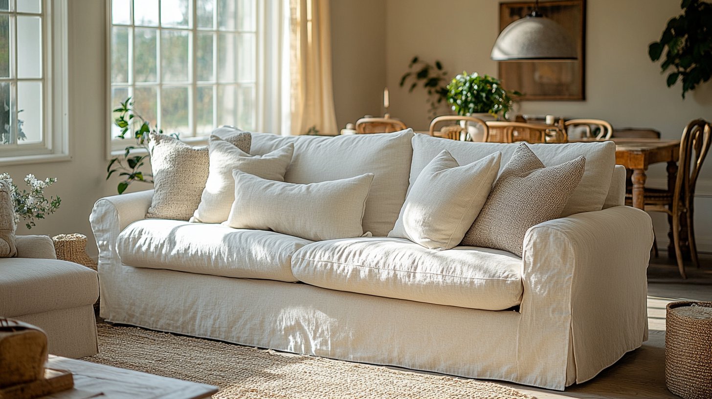 Conseils d'entretien pour housse de canapé, housse de chaise et housse de fauteuil