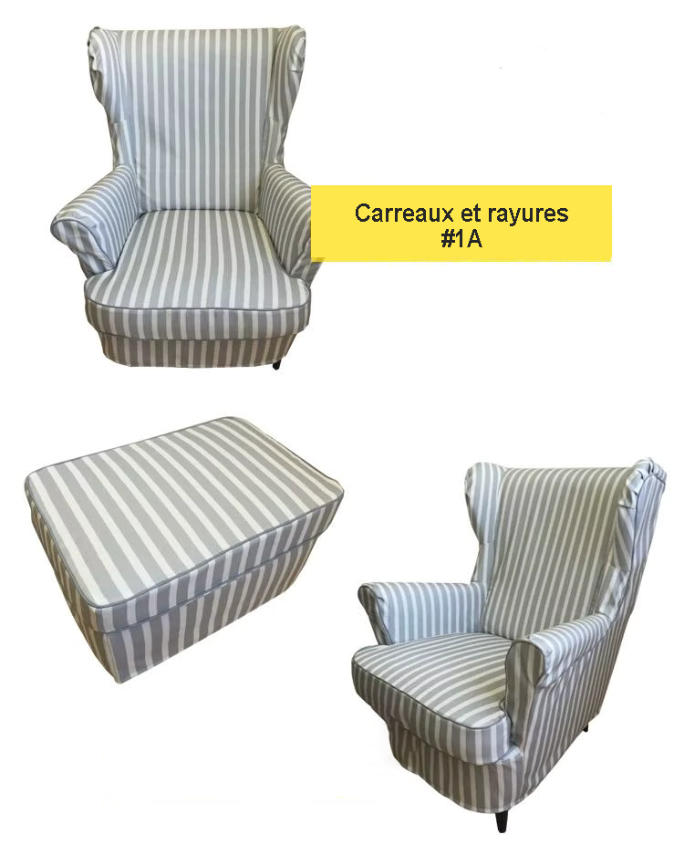 Rivestimento premium personalizzabile per poltrona IKEA STRANDMON