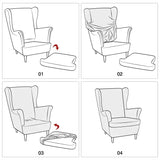 Guide d'installation housse ikea strandmon