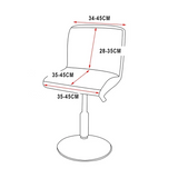Guide des tailles housse de chaise de bar