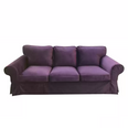 Housse canapé IKEA EKTORP luxe haut de gamme velours violet