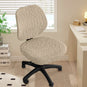 Housse de chaise de bureau extensible respirante et moderne taupe