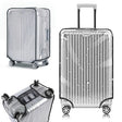Housse de protection pour valise à roulette transparente et imperméable