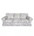 Housse pour canapé IKEA EKTORP 3 places motif imprimé coton