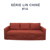 Housse pour canapé IKEA FRIHETEN 3 places convertible orange