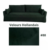 Housse pour canapé IKEA HYLTARP  velours vert foncé
