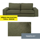 Housse pour canapé IKEA KIVIK 2 places twill denim 17