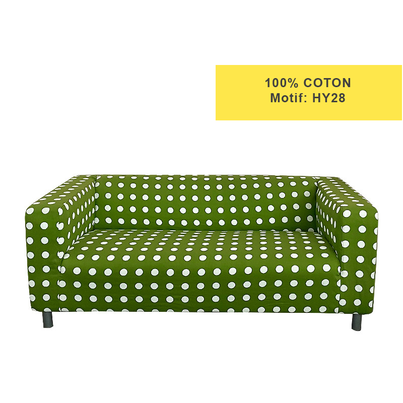 Housse pour canapé IKEA KLIPPAN motif imprimé hy28