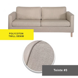 Housse pour canapé IKEA PARUP 2 places taupe