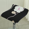 Housse pour tabouret de bar plat sans dossier 1