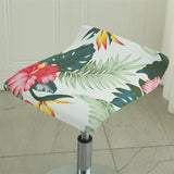 Housse pour tabouret de bar plat sans dossier 10