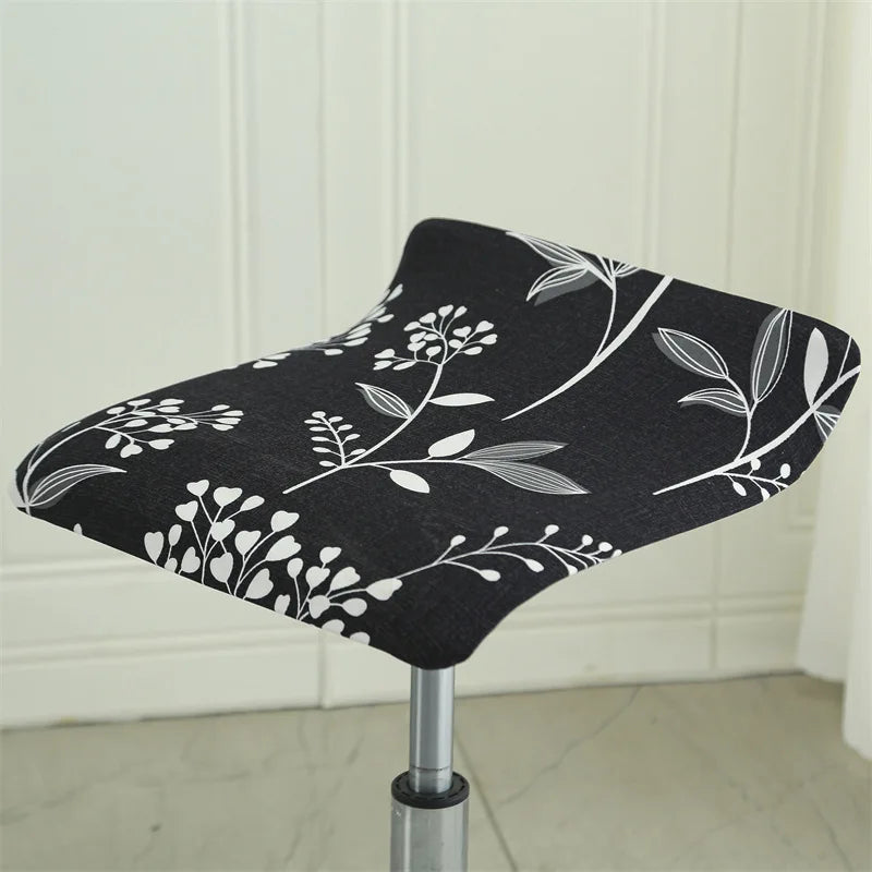 Housse pour tabouret de bar plat sans dossier