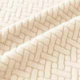 tissu extensible Jacquard beige