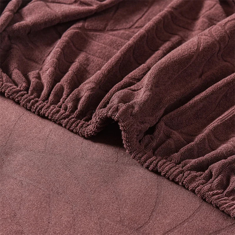 tissu imperméable marron