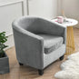 housse de fauteuil cabriolet pur velours argent