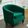 Housses fauteuil cabriolet pur velours vert