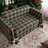 Plaid jeté de canapé ou fauteuil grande taille carreaux écossais