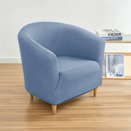 Housse pour fauteuil arrondi IKEA TULLSTA bleue ciel