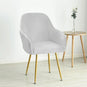 Housse fauteuil maison du monde arnold velours argent