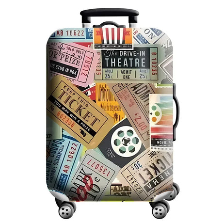Housse de protection pour valise à roulette cabine ou XLmotif 9