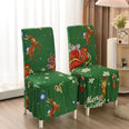 Housse de chaise avec jupe plissée élégante