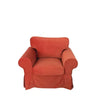 housses pour fauteuil IKEA EKTORP orange