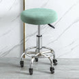 Housse de tabouret rond super extensible vert