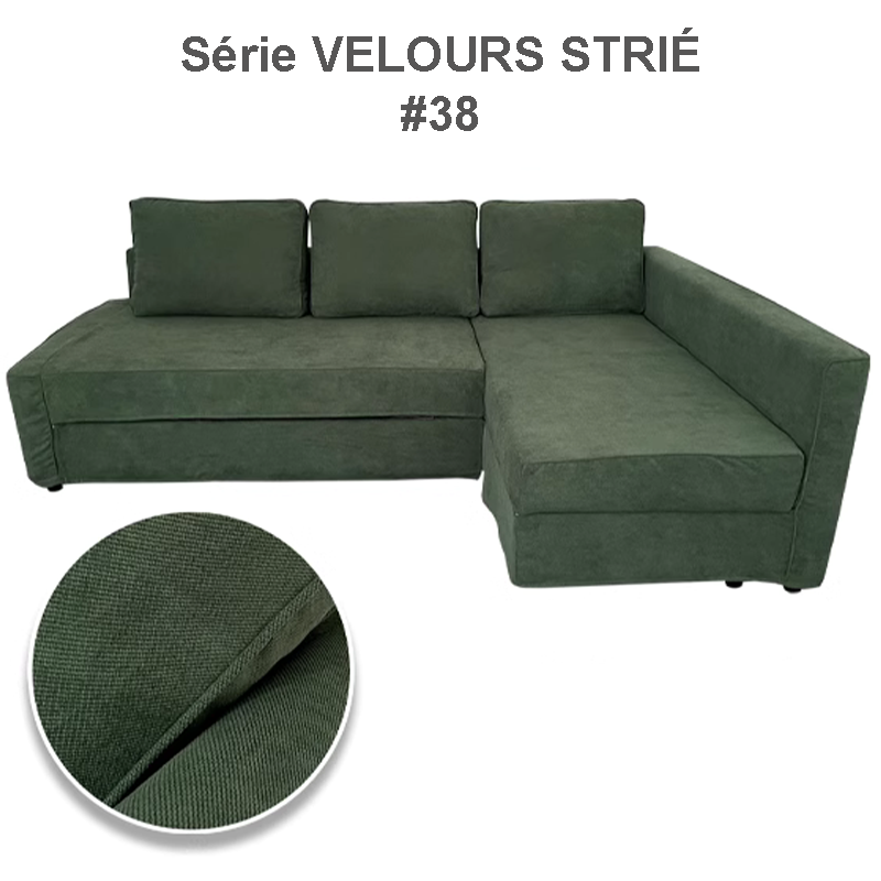 Rivestimento in velluto a coste per divano angolare convertibile IKEA FRIHETEN