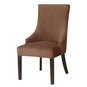 Housse de chaise windsor capitonné marron