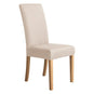 Housses de chaises extensibles lycra losange beige