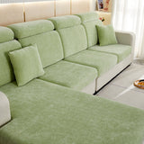 Housse de coussin pour canapé vert matcha