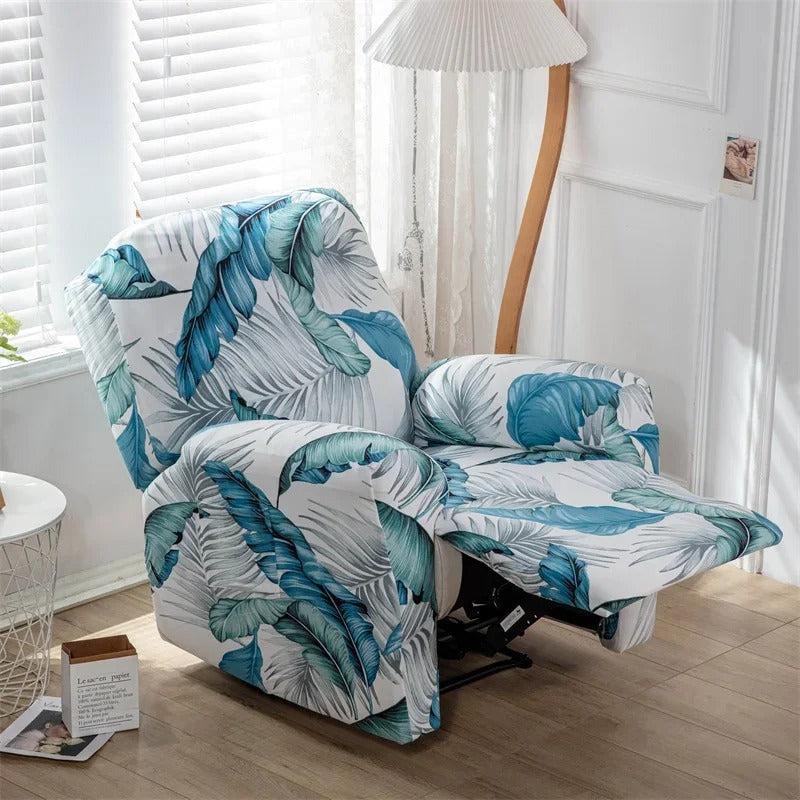 housse pour fauteuil relax inclinable motif imprimé 2