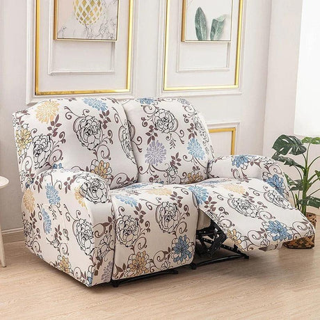 housse pour canapé relax inclinable 2 places imprimé 4