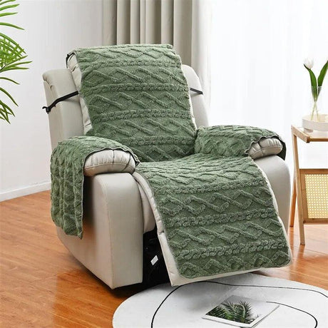 protection fauteuil relax anti griffes de chat vert matcha