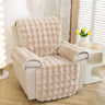 Housses fauteuil relax avec repose-pied Casaharmony marron