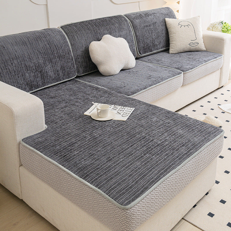 housses pour coussins de canapé renforcée gris