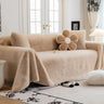jeté de canapé luxe grande taille en fourrure Casaharmony
