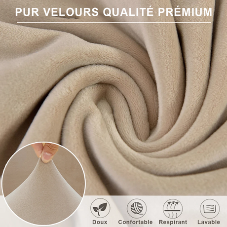 Velours extensible détails