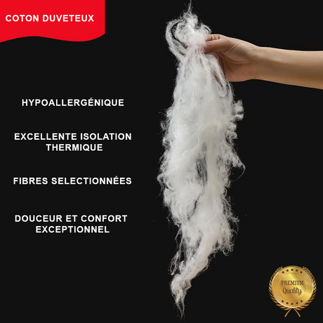 Ouate de rembourrage naturel duvet de coton