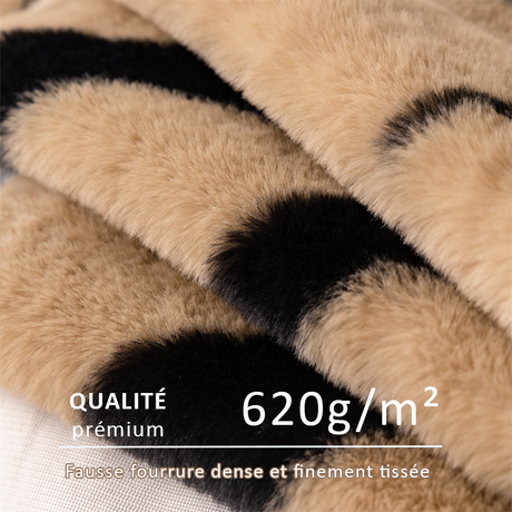 Tissu léopard qualité prémium Casaharmony